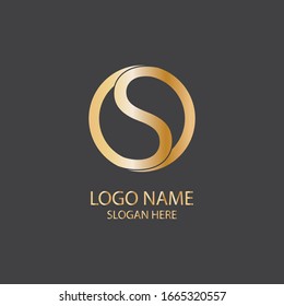 S letter logo vector design modern business