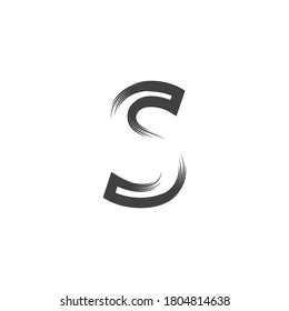 S-Buchstaben-Logo, Vektordesign