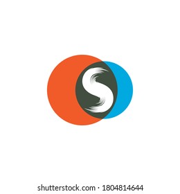 S-Buchstaben-Logo, Vektordesign