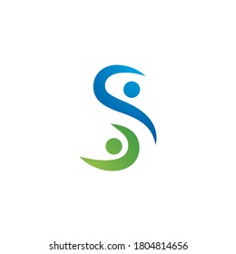 S letter logo vector design