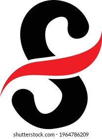 Diseño vectorial de logotipo de letra S