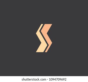 S letter logo. vector s icon