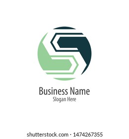 s letter logo vector icon illustration design