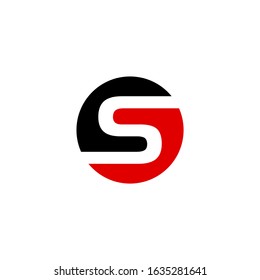 S letter logo vector icon template