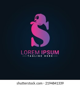 S Letter logo vector illustration design 