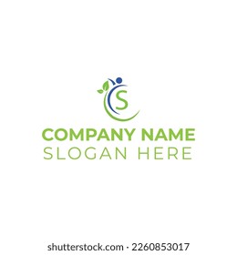 Plantilla de ilustración vectorial de logotipo de letra S