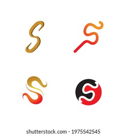 S letter logo vector image