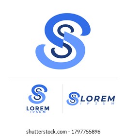 S  letter logo vector simple