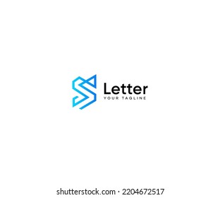 S Letter Logo Vector Template Abstract Monogram Symbol