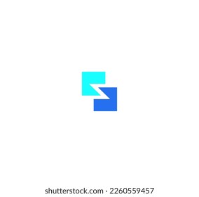 S-Letter-Logo, Vektorvorlage Abstraktes Monogramm-Symbol 