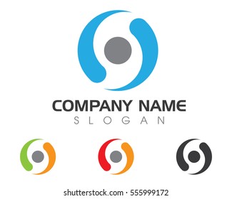 S letter logo, volume icon design template element