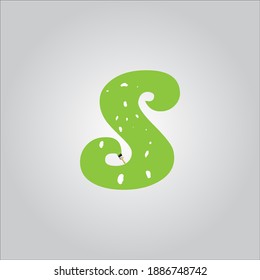 S letter logo with white background. - Shutterstock ID 1886748742
