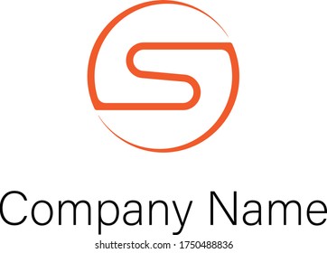 Diseño de logotipo de marca de letra S