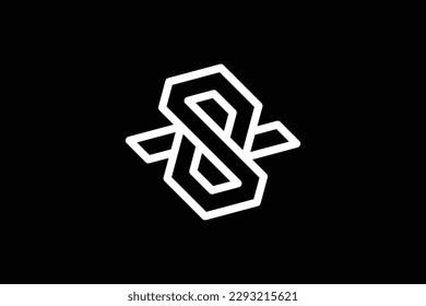 S Letter Mark Logo Vector