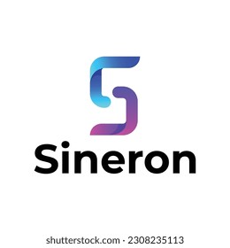 Diseño de logotipo 3d para letras S