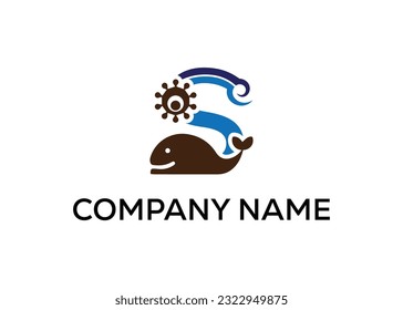 S letter Modern abstract Creative digital animal logo. vector illustration logo. modern style Awesome logo in shape a template Mode flat.