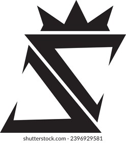 S letter modern logo design