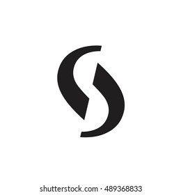 Letter S Logo Design Simple Template Stock Vector (Royalty Free ...