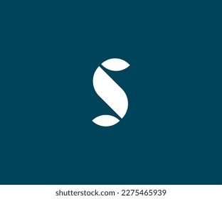 s letter monogram vector logo template.