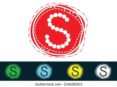 S letter new logo and icon design