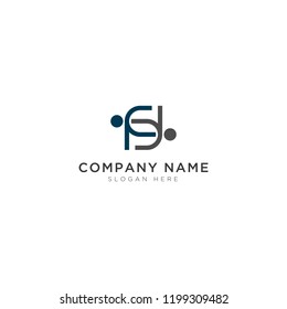 S letter with partner Logo Template Design Vector, Emblem, Design Concept, Creative Symbol, Icon