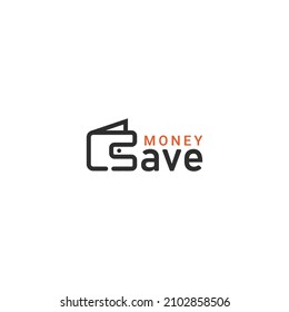 s letter plus wallet icon logo simple and iconic