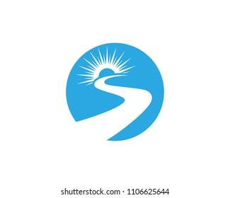 S Letter River Logo Template vector icon illustration design