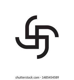 Letter Ea Logo Design Template Stock Vector (Royalty Free) 1787895191