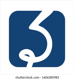 S letter shape logo design