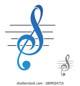 S letter shape musical notes icon isolated on white background from music collection. Musical notes icon trendy and modern musical notes symbol. Vector illustration EPS.8 EPS.10