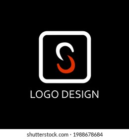 S Letter for simple logo design