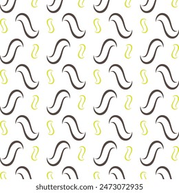 S letter sly trendy multicolor repeating pattern vector illustration background design