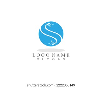 S Letter Splash Logo Design