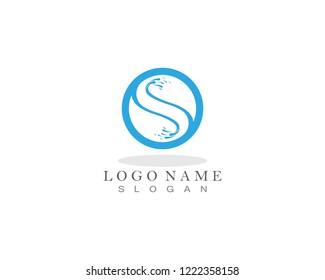 S Letter Splash Logo Design