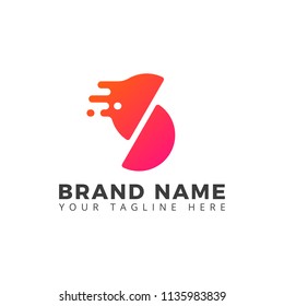 s letter tech simple logo vector