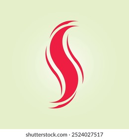S letter trendy artwork gorgeous abstract vector illustration colorful useful design.eps