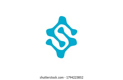 s letter u technology logo symbol design vector logo graphic idea creative