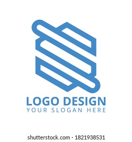 S Letter Unique Professional Brand Logo Design Vector 