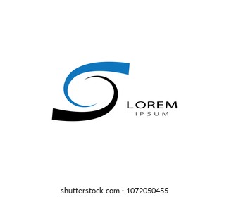 S letter vector icon