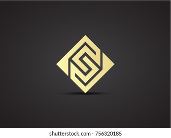 S letter vector icon