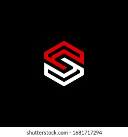 s letter vector logo abstract
