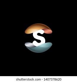 S LETTER VECTOR LOGO APHABET ICON