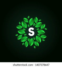 S LETTER VECTOR LOGO APHABET ICON