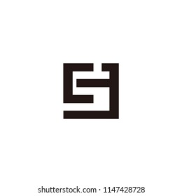Initial Clean Minimal Zg Logo Zg Stock Vector (Royalty Free) 1550219786