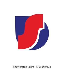 s letter vector logo design