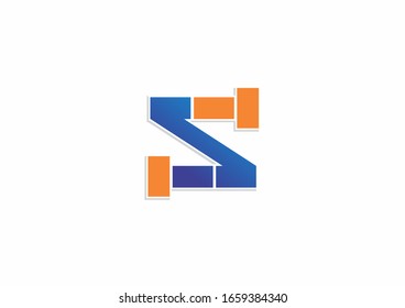S Buchstaben Vektorillustration Logo Design Vorlage. Einfache Logo-Illustration für Alphabete