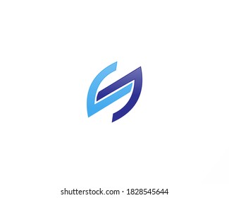 Símbolo de diseño del logotipo del vector de letra S