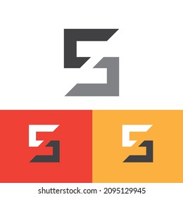s letter vector logo design