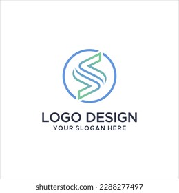 S letter vector logo design