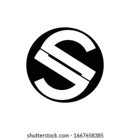 s letter vector logo initial